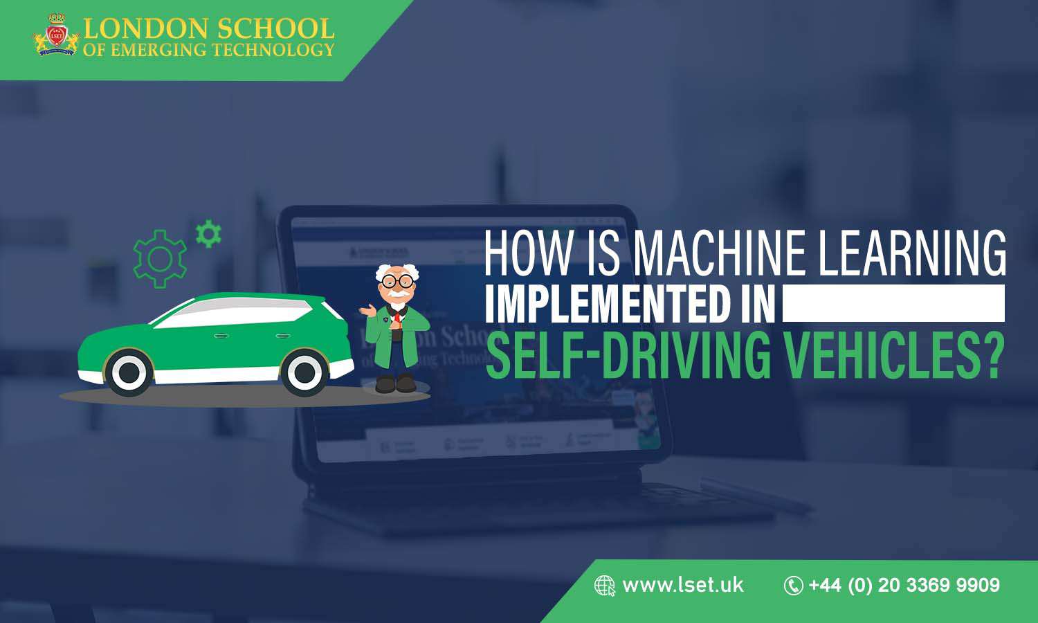 How is machine learning implemented in self-driving vehicles