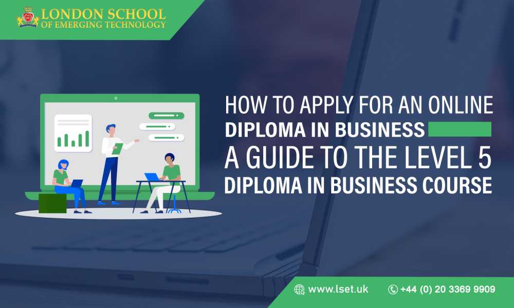 How to Apply for an Online Diploma in Business A Guide to the Level 5 Diploma in Business Course img
