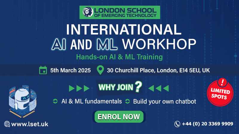 International AI and Machine Learning Workshop